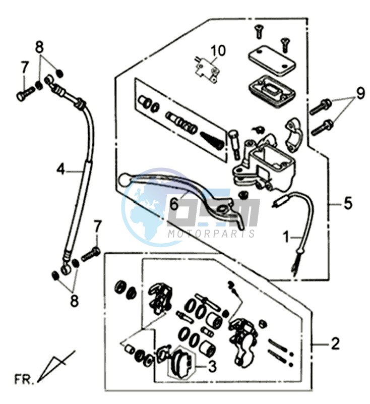 BRAKE LEVER / BRAKE CALIPER / BRAKE LINES