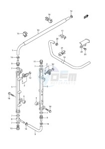 DF 200 drawing Fuel Injector