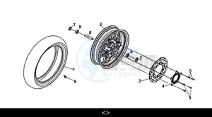 JOYRIDE 300 (LJ30W3-EU) (M3) drawing FR. WHEEL