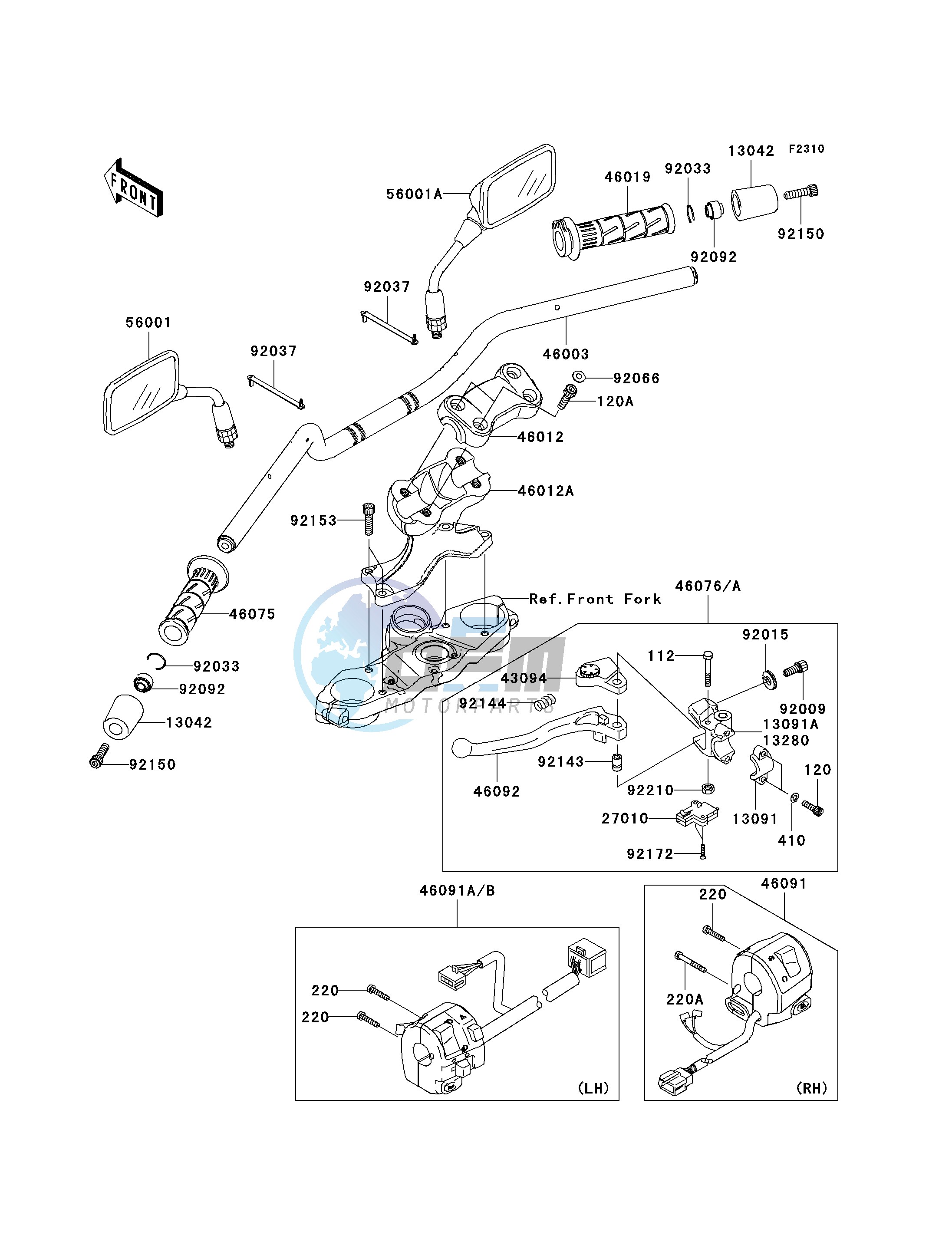 HANDLEBAR-- A7F_A8F- -