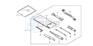 FJS400D SILVER WING drawing TOOLS