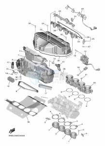 YZF600W YZF-R6 (BN6U) drawing INTAKE