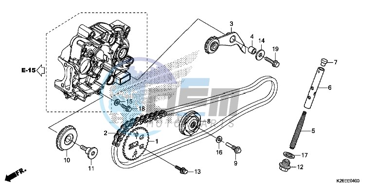 CAM CHAIN/ TENSIONER