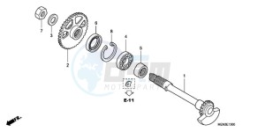 CRF450RA Australia - (U) drawing BALANCER