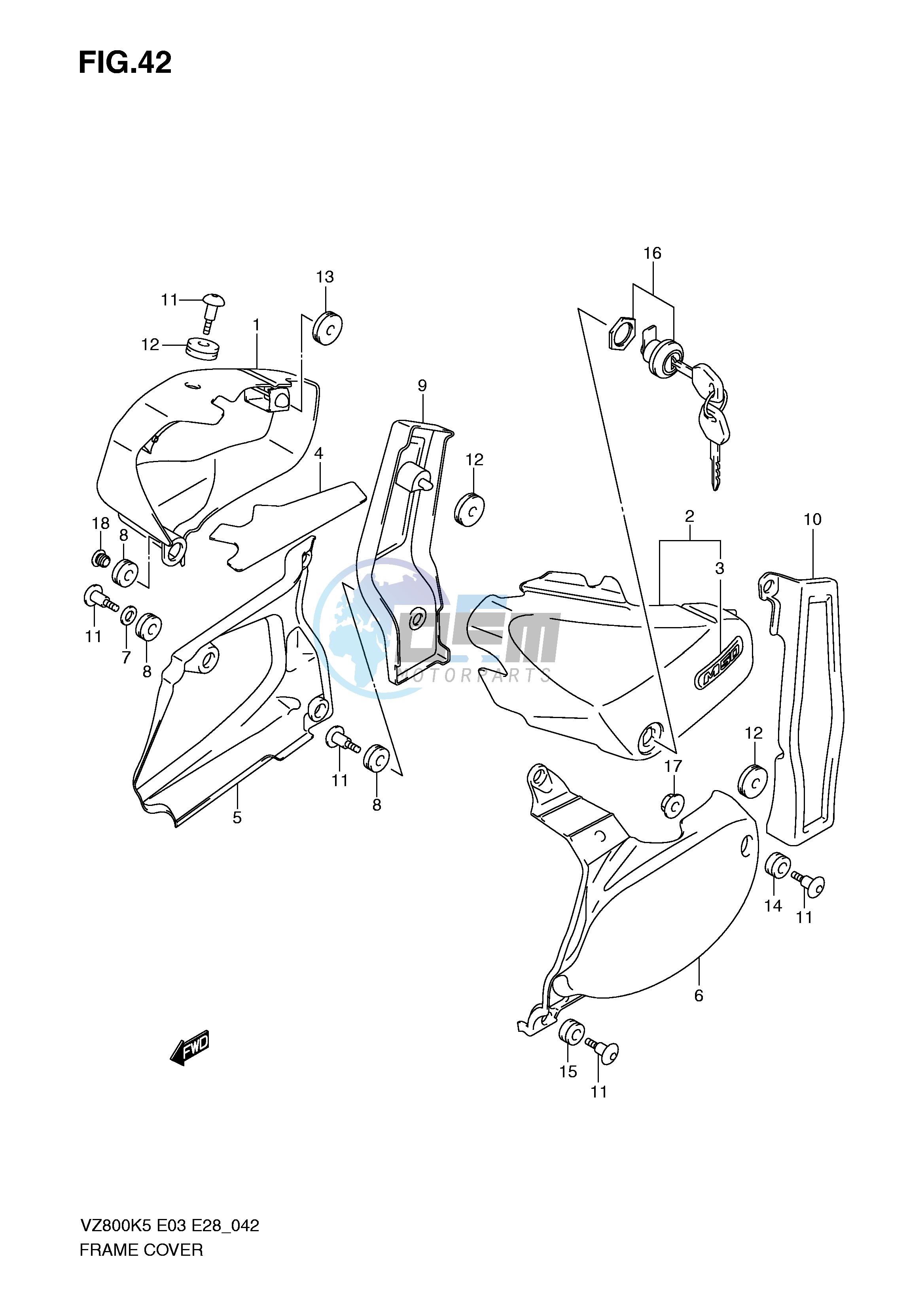 FRAME COVER (VZ800)