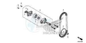 TRX250TEH Europe Direct - (ED) drawing OIL PUMP