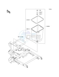 KAF400 A [MULE 610 4X4] (A1) A1 drawing OPTIONAL PARTS-- FRAME- -