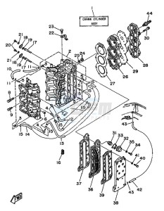 50GEO drawing CYLINDER--CRANKCASE