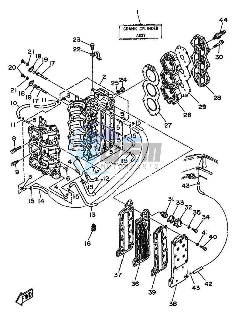 CYLINDER--CRANKCASE