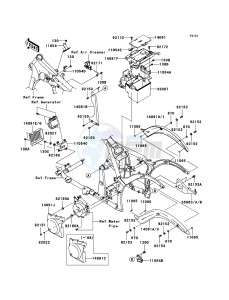 VN900_CUSTOM VN900C8F GB XX (EU ME A(FRICA) drawing Frame Fittings