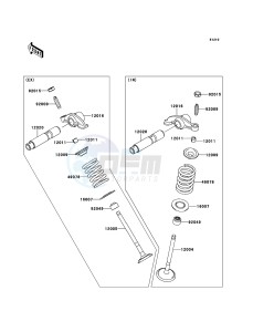 D-TRACKER 125 KLX125DCF XX (EU ME A(FRICA) drawing Valve(s)