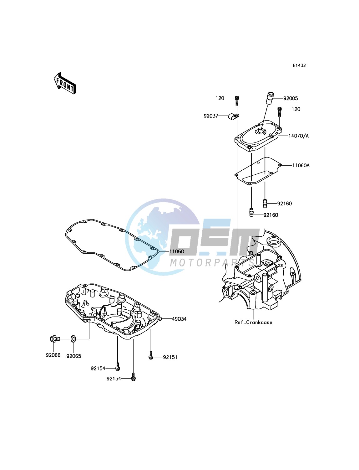 Breather Cover/Oil Pan