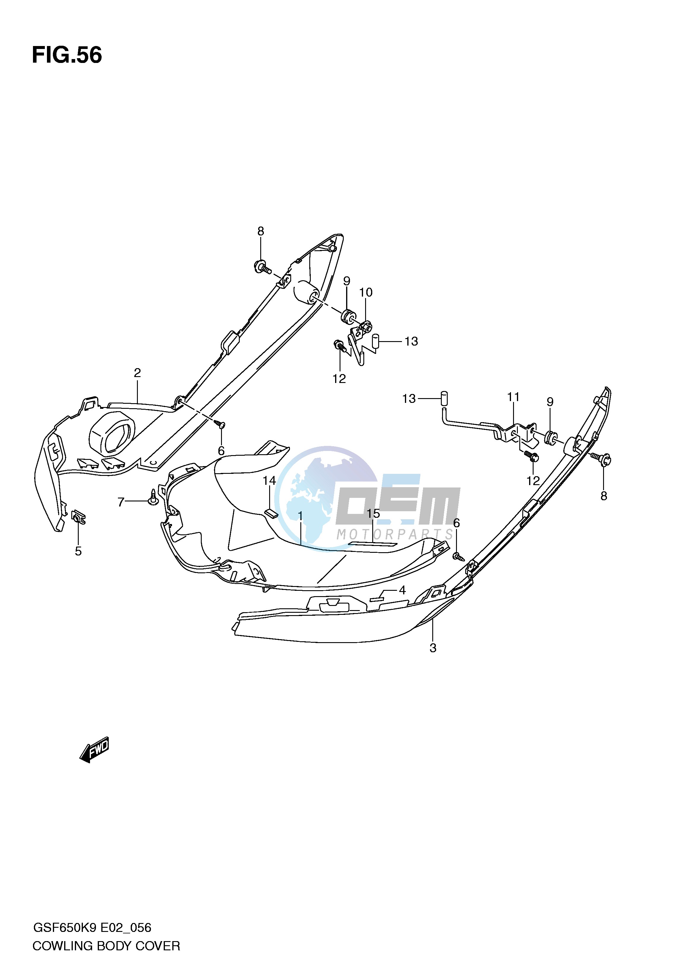 COWLING BODY COVER (WITH COWLING)