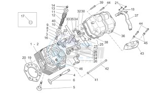 Griso V IE 1100 drawing Cylinder head and valves I