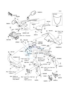 ZX 1000 C [NINJA ZX-10R] (C2) C2 drawing COWLING