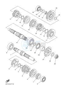 WR250R (32DT 32DS 32DU) drawing TRANSMISSION