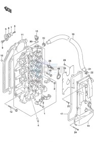 DF 140A drawing Cylinder Head