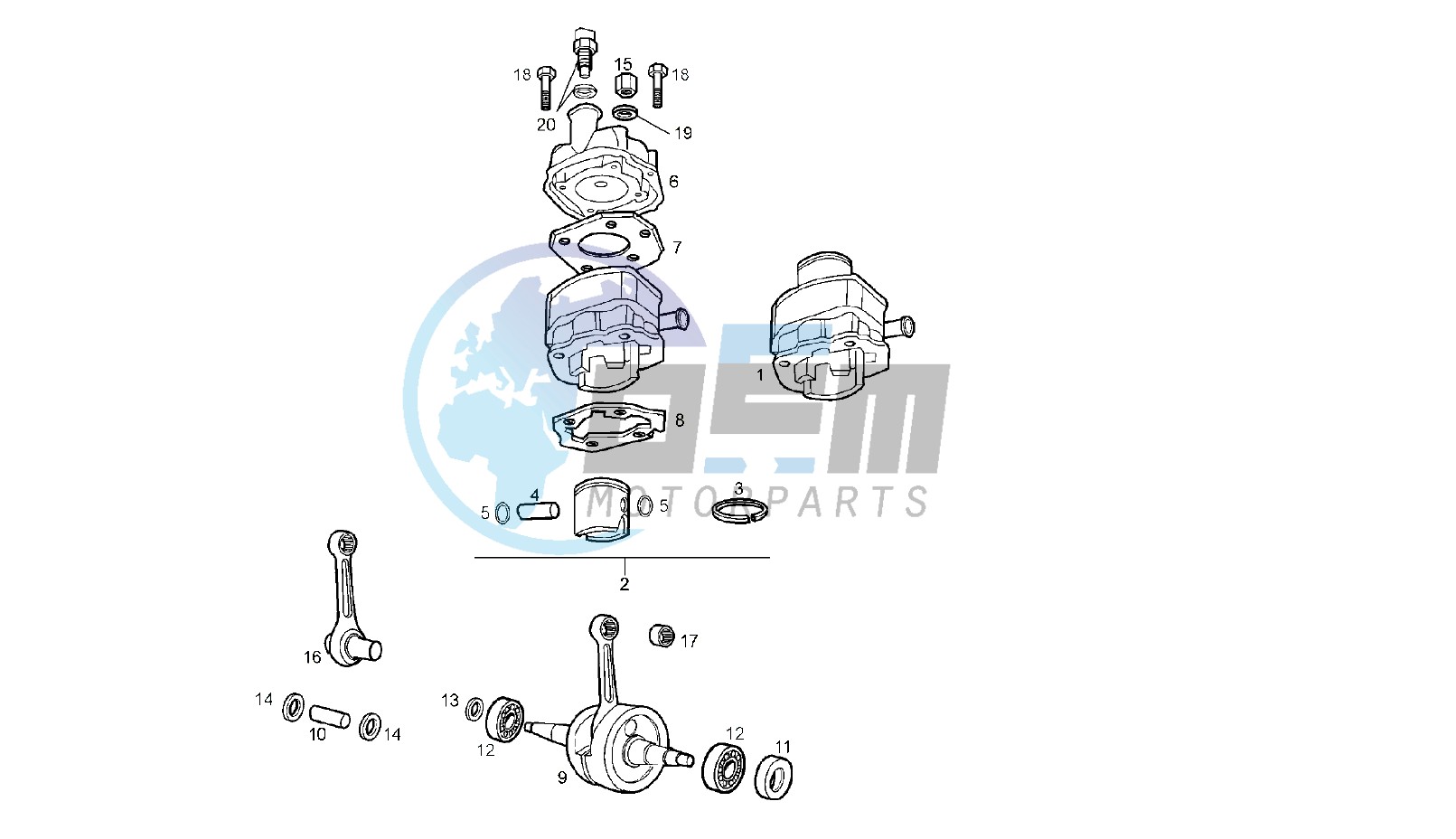 CRANKSHAFT - CYLINDER