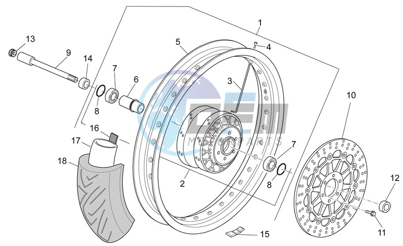 Front wheel I