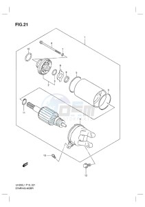 UH200G BURGMAN EU drawing STARTING MOTOR