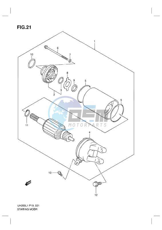 STARTING MOTOR