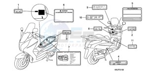 FES150A9 Europe Direct - (ED / ABS 2ED) drawing CAUTION LABEL