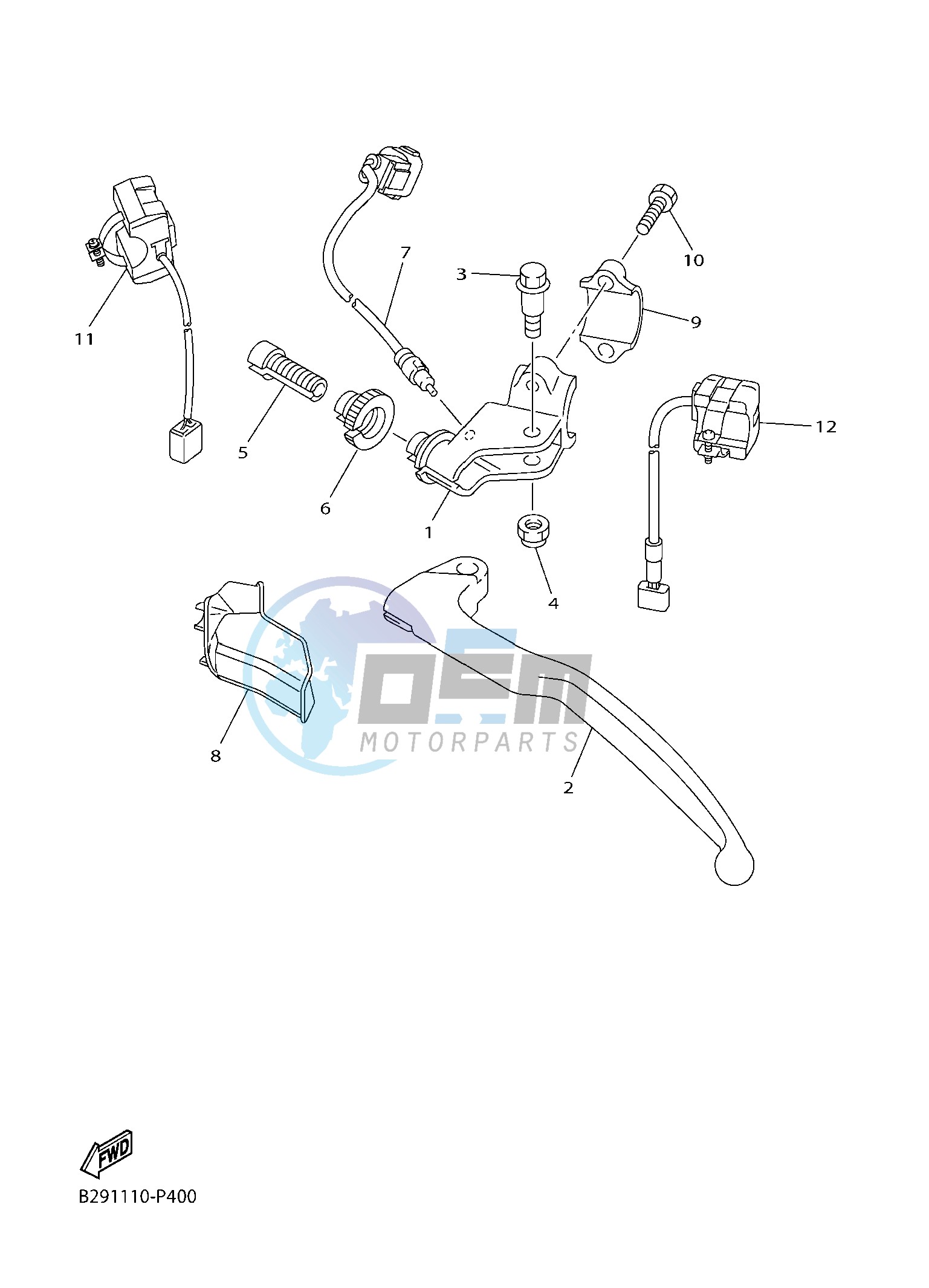 HANDLE SWITCH & LEVER