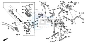 NT700V drawing FR. BRAKE MASTER CYLINDER (ABS)