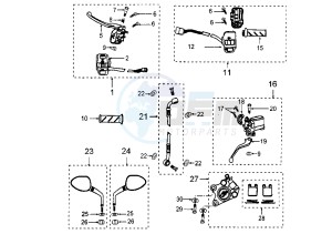 VIVACITY - 50 cc drawing FRONT BRAKE