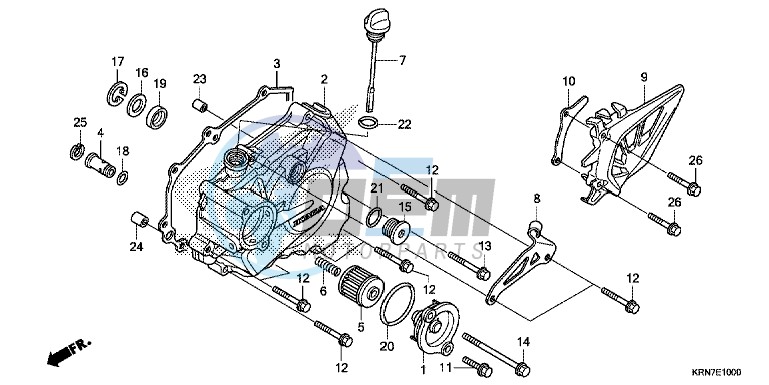 L. CRANKCASE COVER