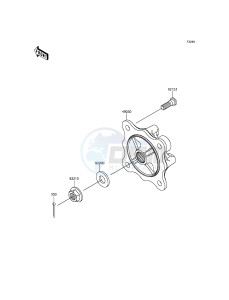 MULE PRO-DX KAF1000EGF EU drawing Rear Hub