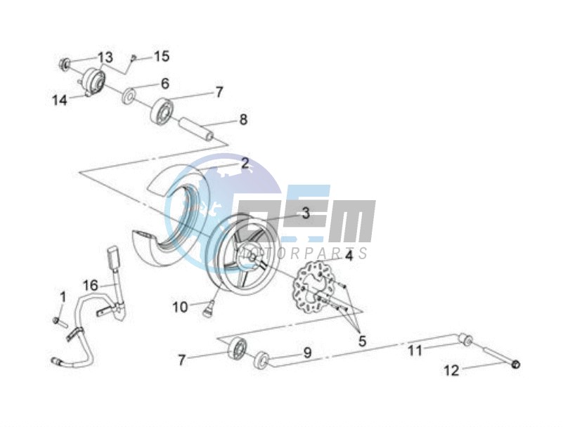 FR  WHEEL ASSY