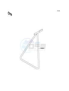 KX250F KX250T8F EU drawing Stand(s)