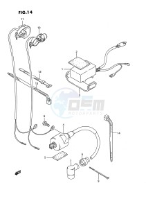 RM80 (E24) drawing CDI UNIT - IGNITION COIL