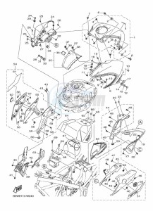 MT-03 MTN320-A (B6WB) drawing FUEL TANK 2