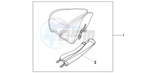 CB600FC drawing TAIL PACK