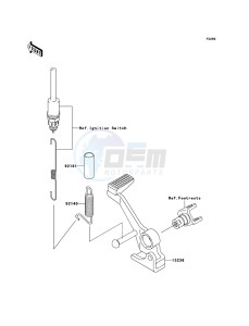 Z750 ZR750J6F FR GB XX (EU ME A(FRICA) drawing Brake Pedal