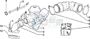 Liberty 125 Leader drawing Carburettor