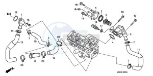 CBR1000RR9 France - (F / CMF REP) drawing THERMOSTAT