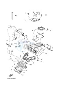 MTT690-U MT-07 TRACER TRACER 700 (BC62 BC62 BC62 BC62 BC62) drawing INTAKE