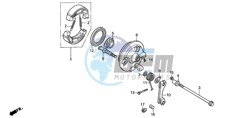 FRONT BRAKE PANEL