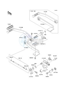 VN 1500 G [VULCAN 1500 NOMAD] (G1-G3) [VULCAN 1500 NOMAD] drawing GEAR CHANGE MECHANISM