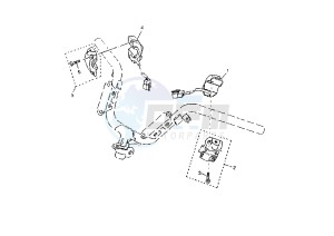 YP MAJESTY 125 drawing HANDLE SWITCH