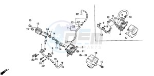 NX650 500 DOMINATOR drawing AIR SUCTION VALVE