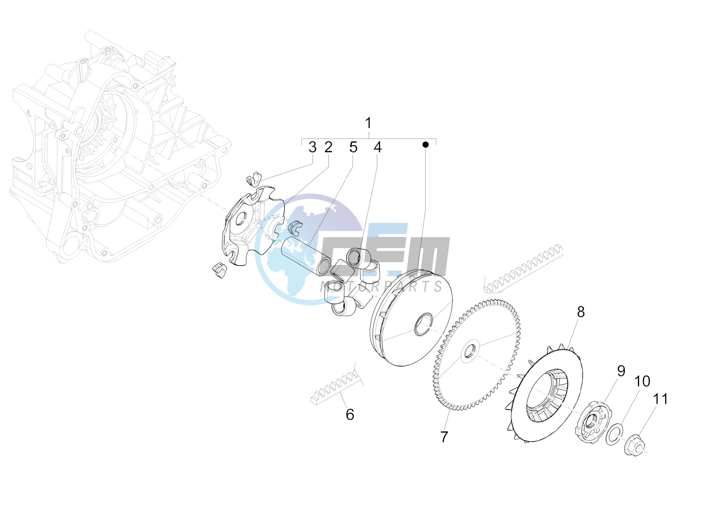 Driving pulley