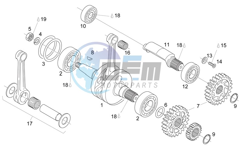 Crankshaft - Balance shaft