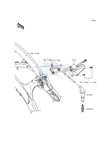 KX250F KX250ZFF EU drawing Ignition System