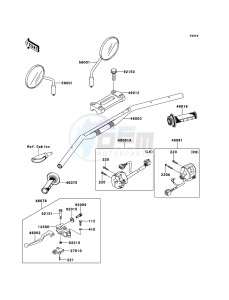 KLX250 KLX250SCF XX (EU ME A(FRICA) drawing Handlebar