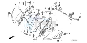 TRX90XD TRX90 Europe Direct - (ED) drawing FRONT FENDER