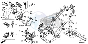 NSS125DF Forza 125 - NSS125D Europe Direct - (ED) drawing FRAME BODY